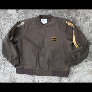 UPS Brown Work Delivery Employee Jacket size L
